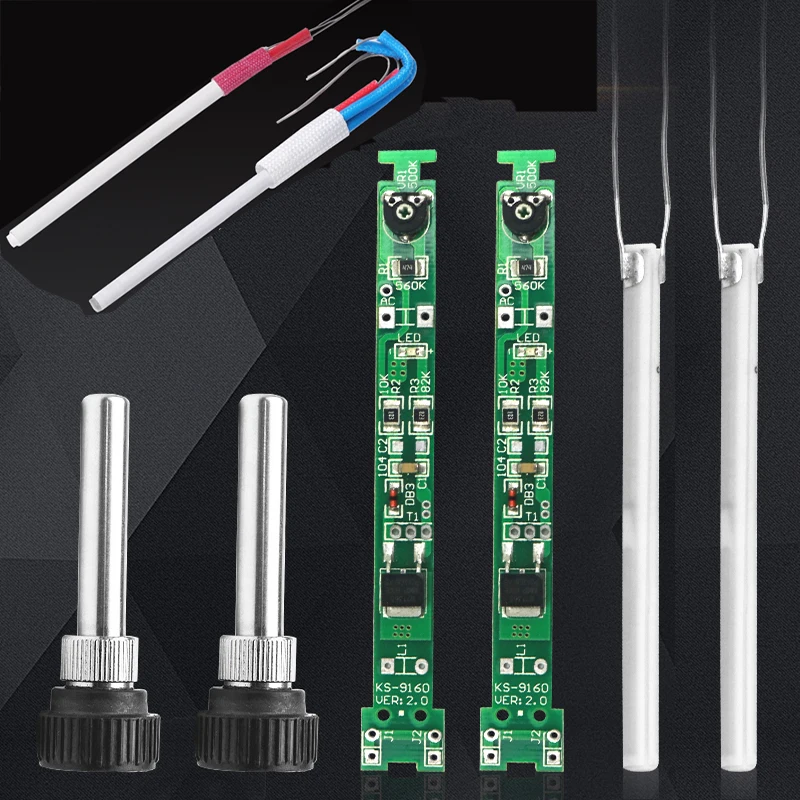 

Electric Internal Ceramic Heating For 806 Iron Solder Adjustable Element Heater Temperature Soldering