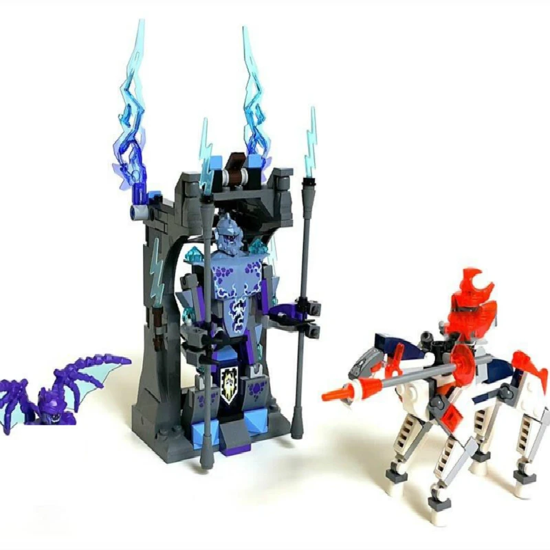 

269pcs Nexoes Knight Lance Vs Lightning Model Building Blocks 70359 Nexus Mech Horse Figure Toys