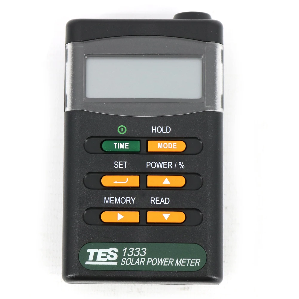 

TES-1333 Solar Power Meter with User Calibration Factor Setting Function