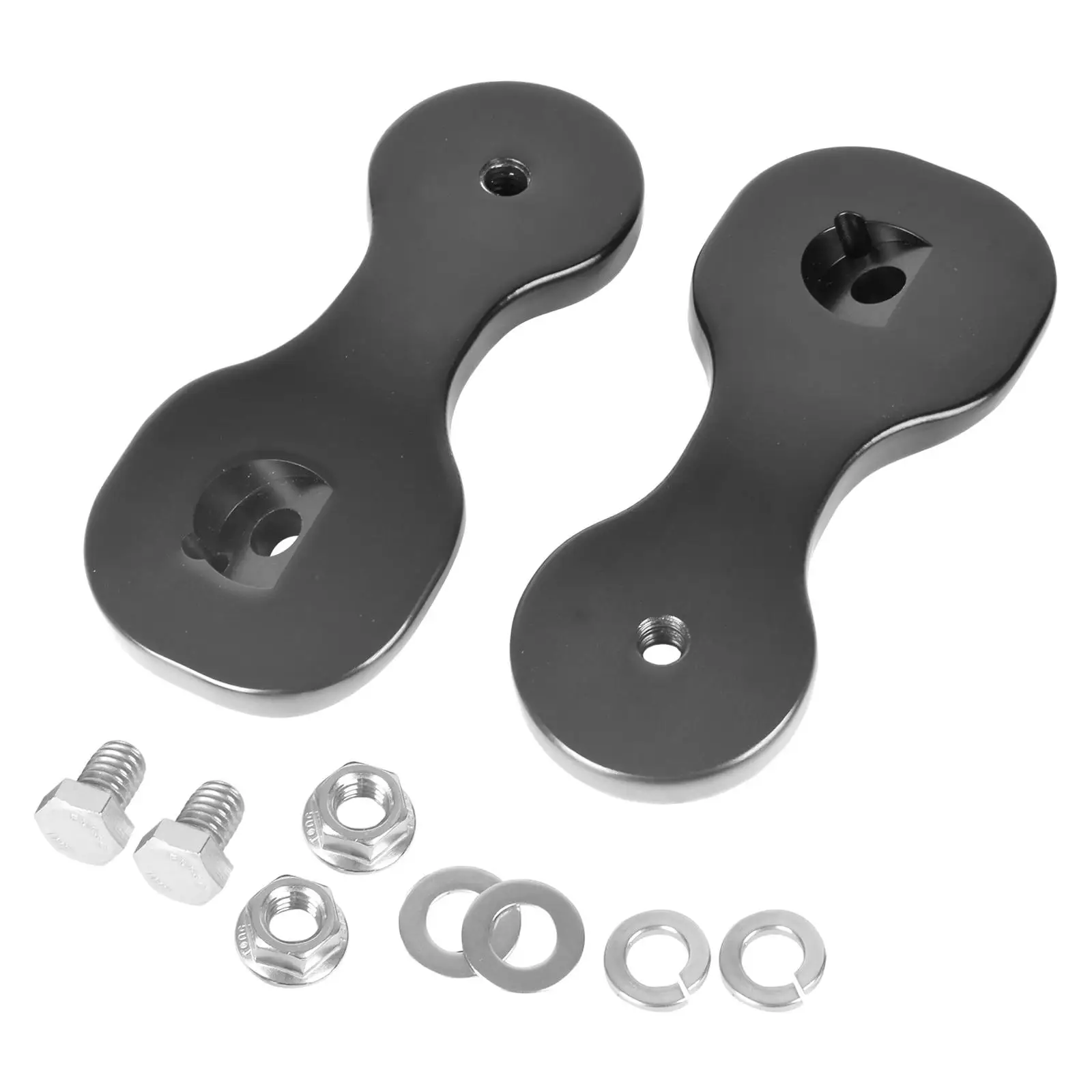 

Black Mirror Brackets Adapters Fit for Touring Batwing Fairings Spare Parts