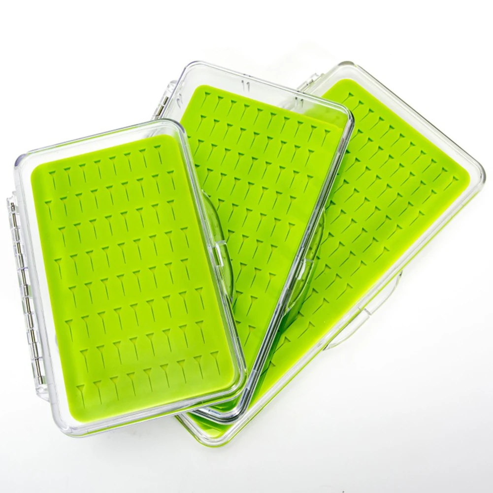 Green Fly Fishing Bait Storage Box Bait Boxes Transparent Flip Fish Tackle Box Durable Outdoor Carp Fishing Accessories Pesca images - 6