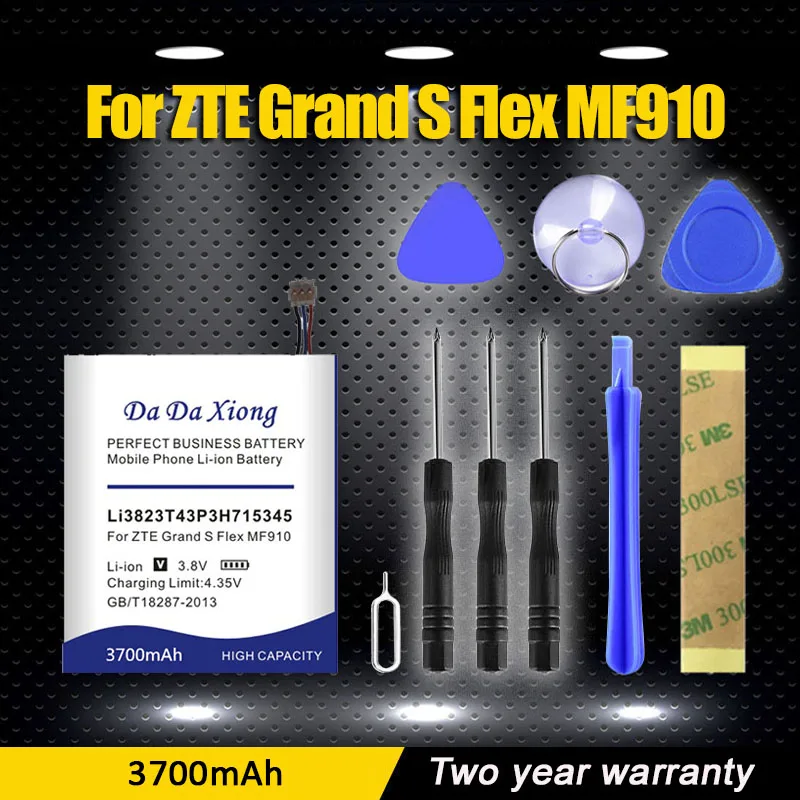 

Высококачественный аккумулятор 3700 мАч LI3823T43P3H715345 для ZTE Grand S Flex/для MF910 S MF910L MF920 S MF920W +