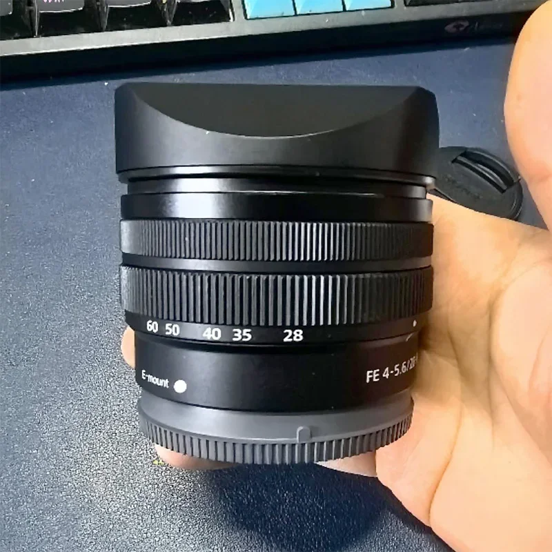 Металлическая квадратная бленда для объектива Sony FE 28-60 мм F4-5,6 (SEL2860), поставляется с металлической крышкой (art.: 3920cdf39ff06) - 3920cdf39ff06