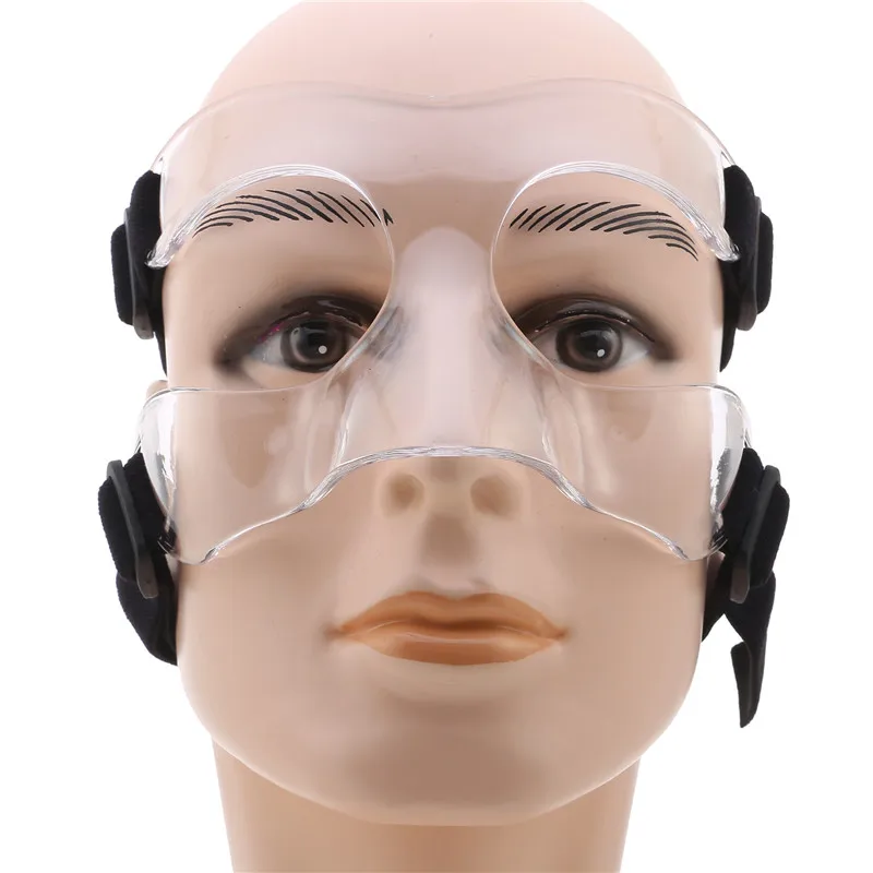 

Sports Nose Helmet Basketball Mask Nose Guard Face Shield Protective Mask With Adjustable Elastic Strap Anti-collision Equipment