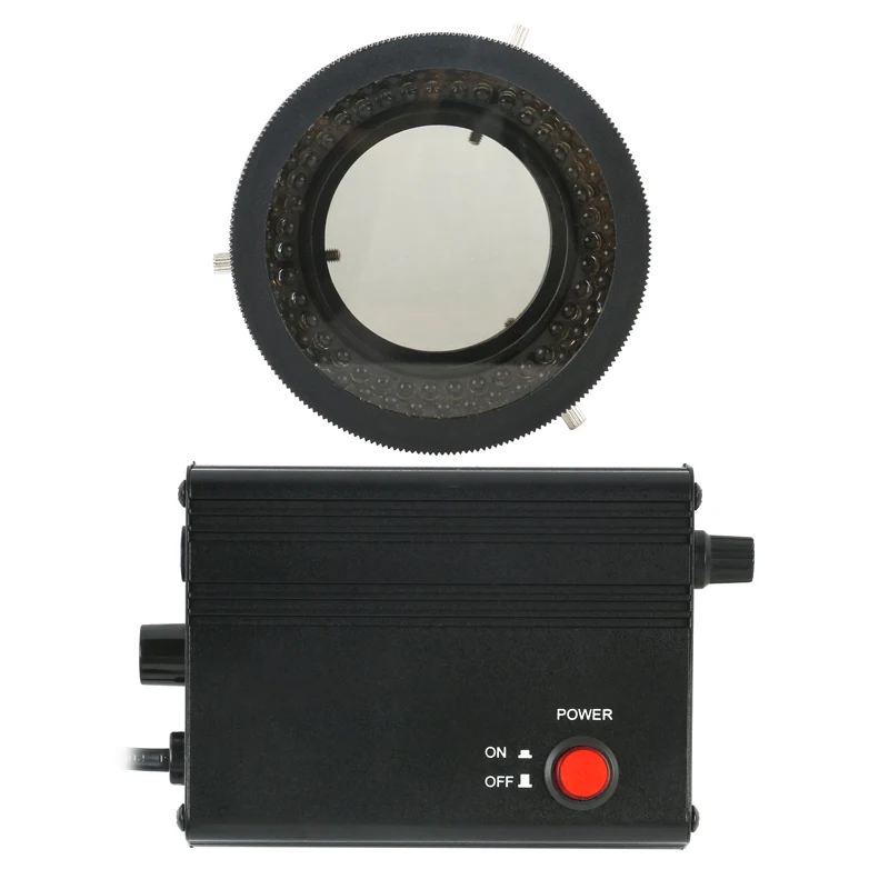 

Microscope Polarizing Light 78pcs LED Ring Light Polarized Illuminator LED Polarizer Lamp For Stereo Microscope Video Camer