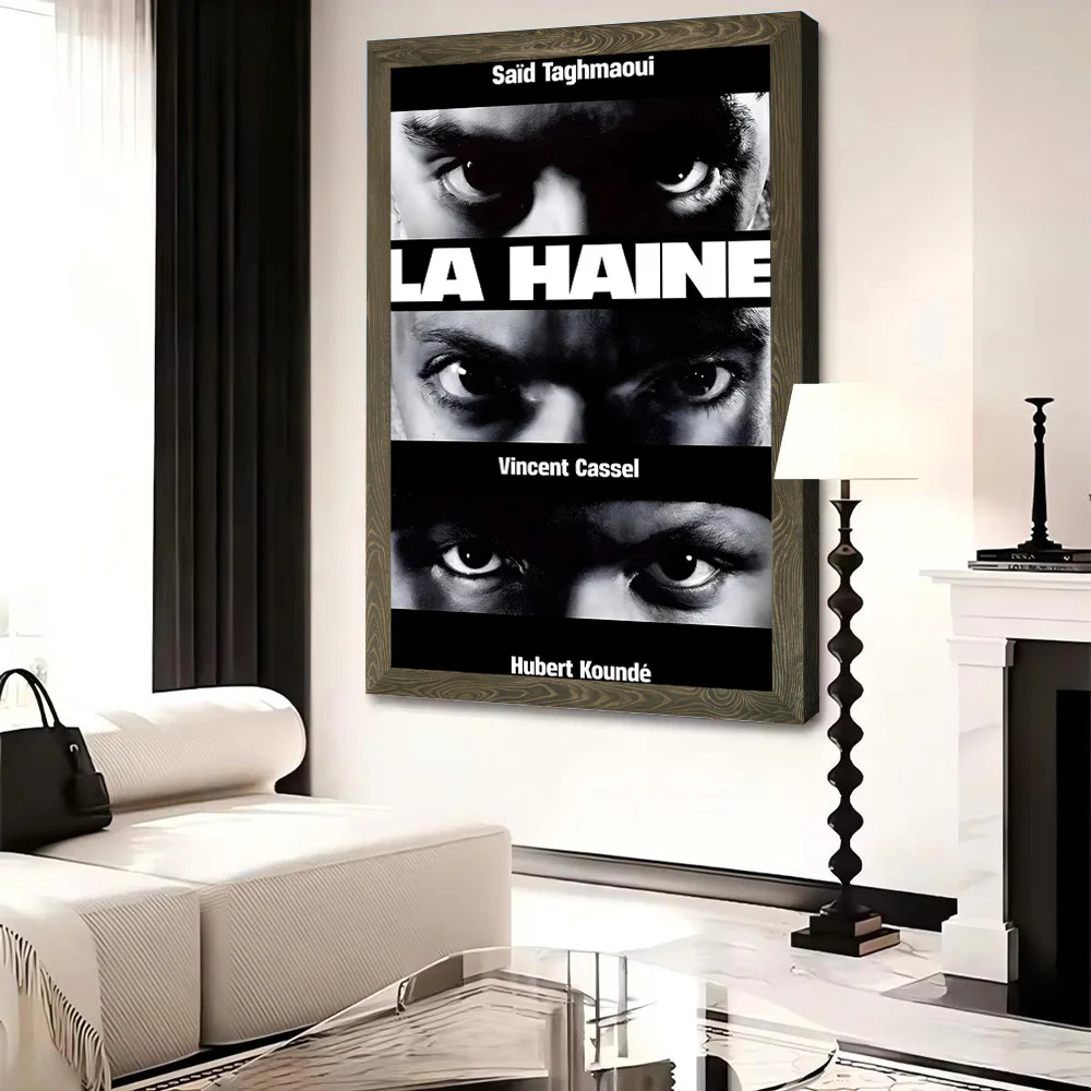 Фото Постеры на холсте «La Haine»: Настенные картины с индивидуальной печатью для создания уникального и тематического домашнего декора, украшения стен №4