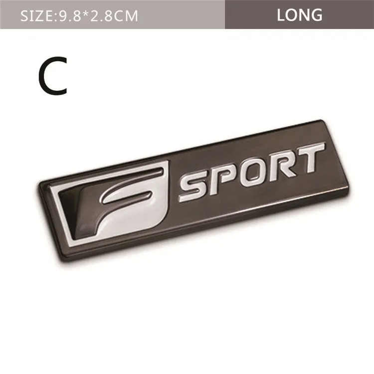 Спортивная Наклейка F для Lexus RX GS NX IS ES RX300 IS250 IS200 GX470 GS300 CT200h LX470 GX RC CT LS оконная дверная эмблема автомобильный значок