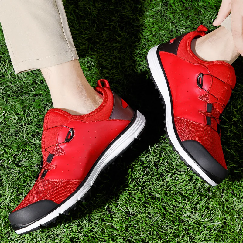 Golf Shoes Men Waterproof Sports Shoes Breathable Slip Resistant Sneakers for Male Outdoor Golf Shoes