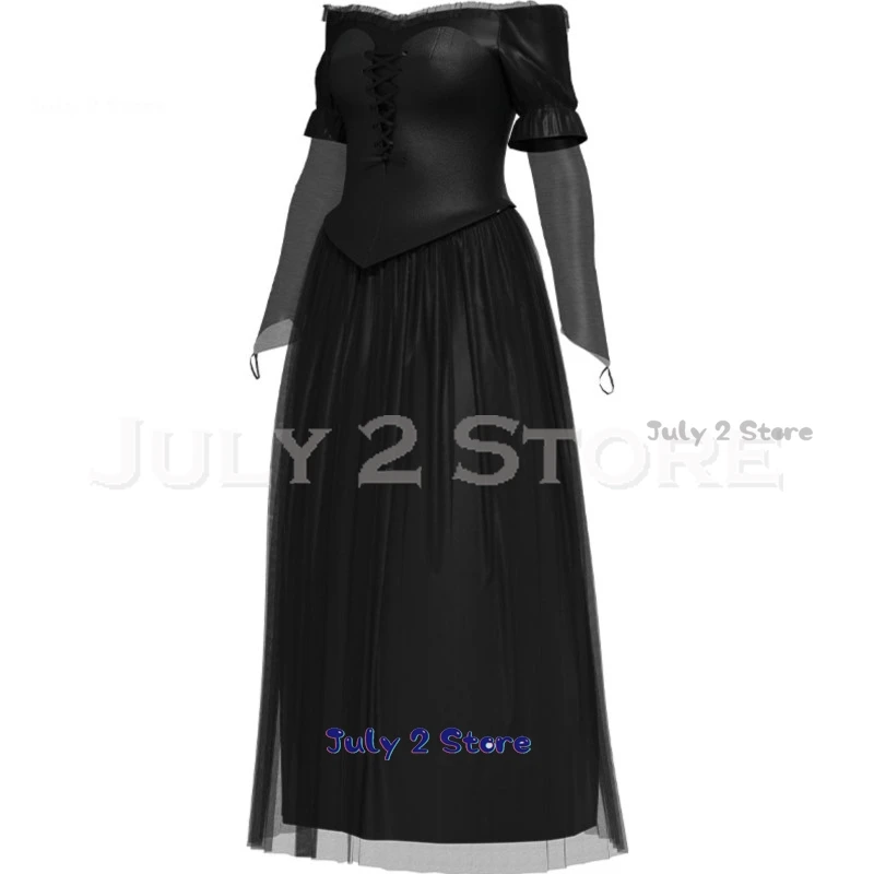 Женский костюм для косплея Тим деллорес черное платье женщин готические наряды