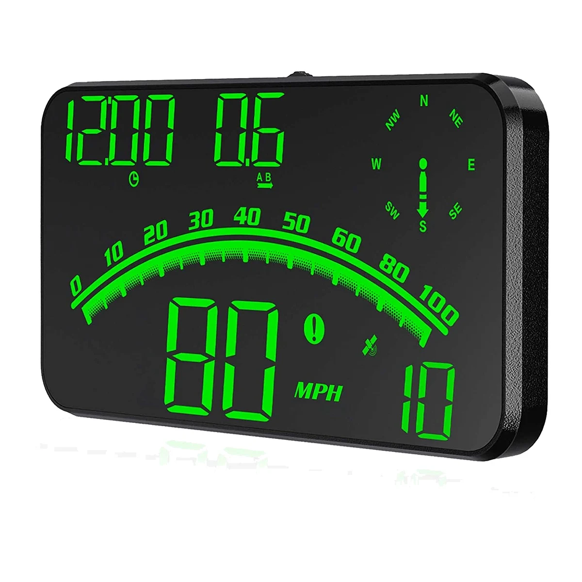 

Car Digital GPS Speedometer,Car HUD Head Up Display with Speed MPH, Compass Direction, Fatigue Driving Reminder