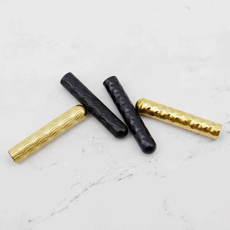 Coolstring 4*22MM Metal Tips For Shoelaces Bump Texture Top Quality Strings End Aglet Black Golden 100Pcs/25sets Easy Install