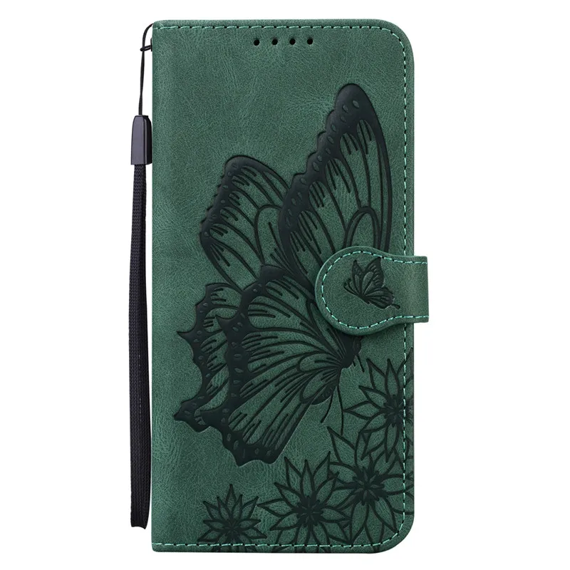 Butterfly Leather Phone Case For Huawei P30 P20 Y5 Y6 P Smart Psmart 2019 Y5P Y6P Honor 10X 10 Lite 8A Wallet Bags Flip Cover