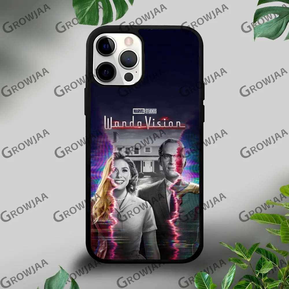 Чехол для телефона WandaVision из сериала iPhone 16 15 14 13 12 11 Pro Xs Max Mini Plus Celulares Hard Funda