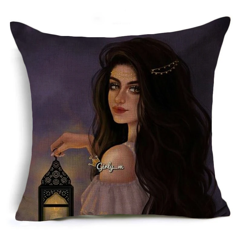 Элегантная женская декоративная наволочка для подушки красивая дивана с