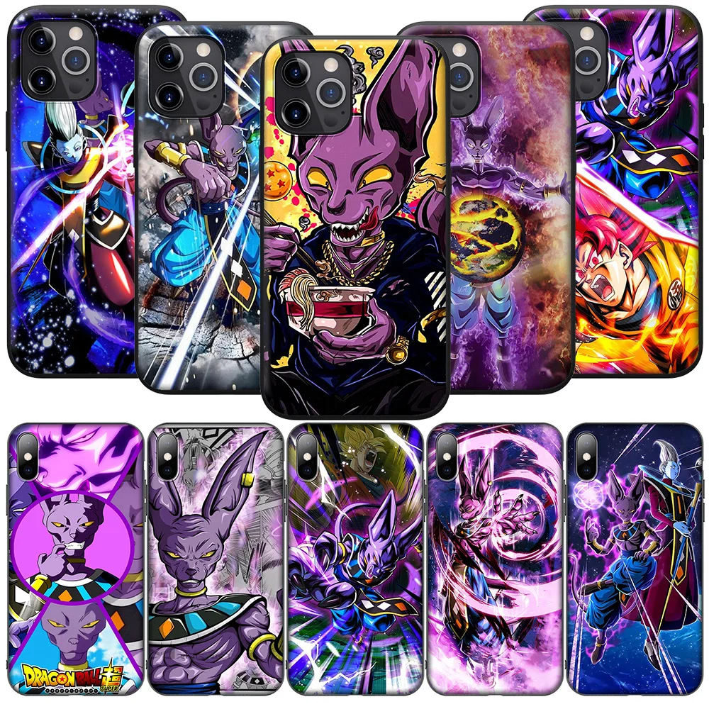 beerus ANIME New High-End Phone Case for Samsung Galaxy A15 S10E S9 S8 S7 Note 20 10 9 8 Plus Lite
