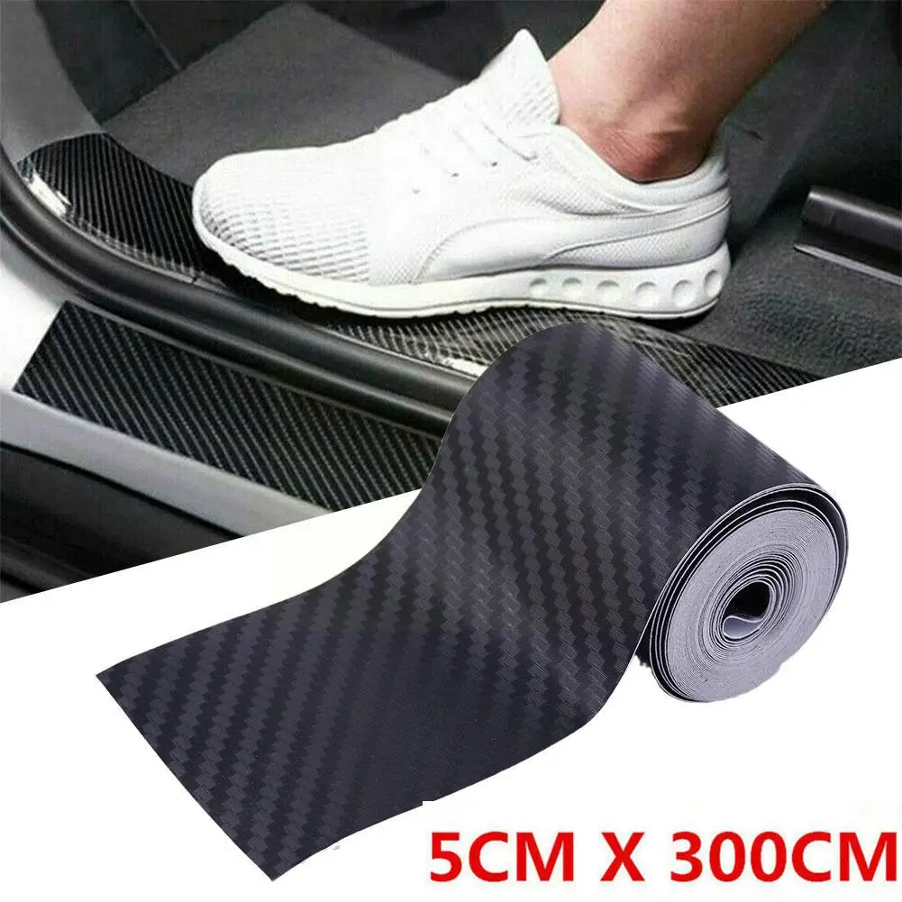 

Автомобильная наклейка из нано-углеродного волокна, защитная полоса для самостоятельной сборки, автомобильная защита, зеркальная водонепроницаемая пленка, устойчивая к царапинам, C2J3