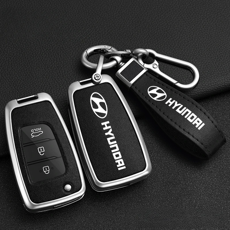Автомобильный чехол для дистанционного ключа защитный Hyundai Tucson 2022 2023 Accent Solaris Elantra
