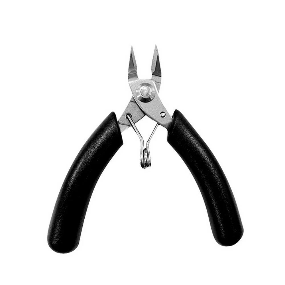Black 4 Inch Wire Cutter DIY Trimmer Diagonal Side Cutting Cable Nippers Pliers Flush Cutting Snips Hand Tools Mini Wire Cutters