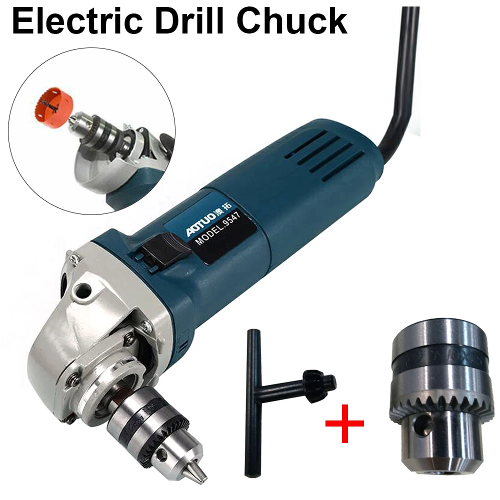 

Electric Angle Grinder To Electric Drill Chuck Drill Chuck Metal Key Drill Chuck Angle Grinder 1.5-10mm Clamping Range
