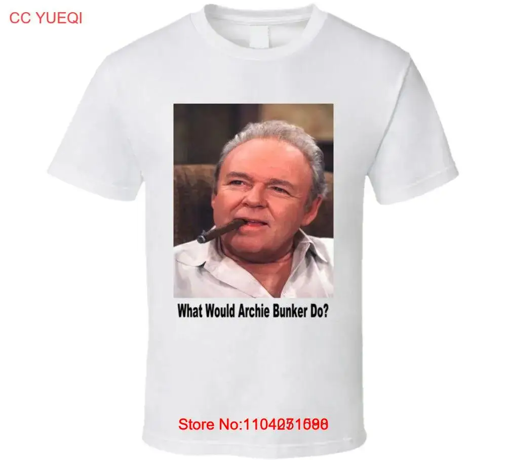 Archie Bunker Wwd All In The Family Ретро ТВ Белая футболка