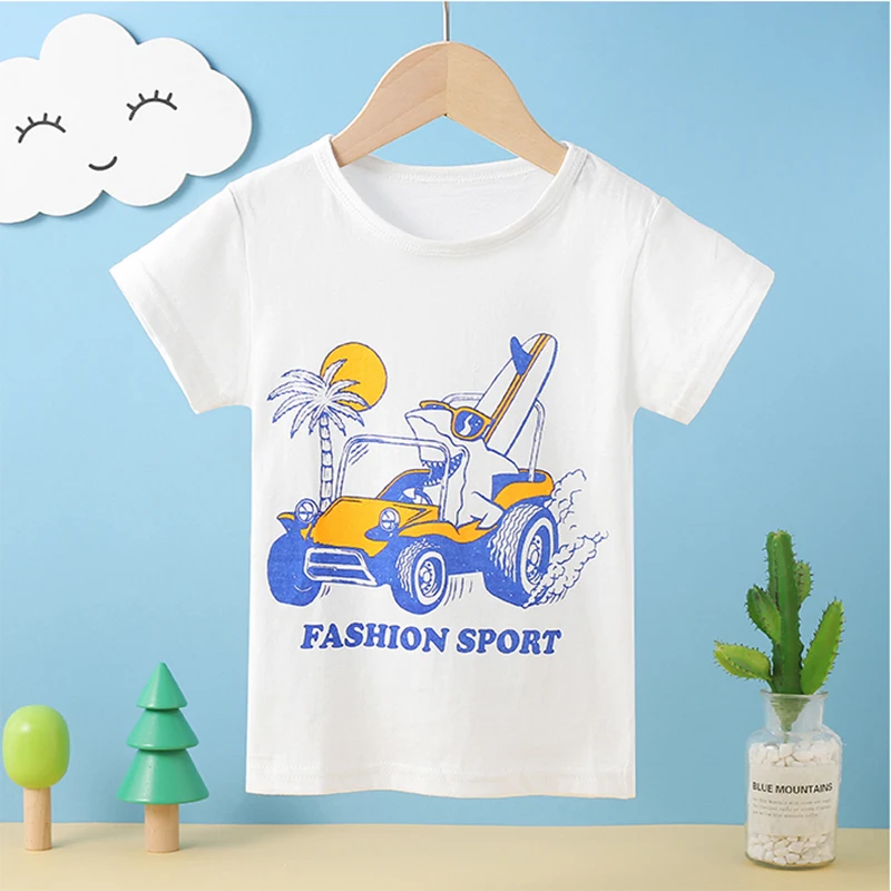 

Children's Clothing From 6 to 14 Years Girl Tee Shirt T-shirt for Boy Boys Clothes Girls T-shirts Short Sleeve Kids Anime Child