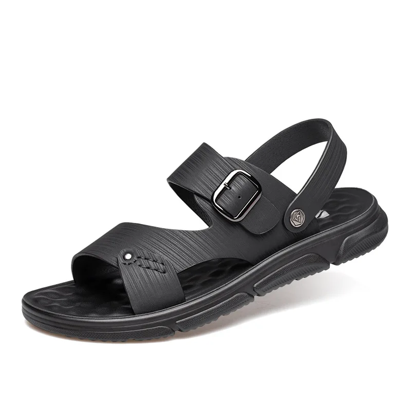 

Men's Sandals Summer New Style Outdoor Dual-use Casual Beach Male Footwear Fashion Soft Bottom Breathable Non-slip Shoes for Man