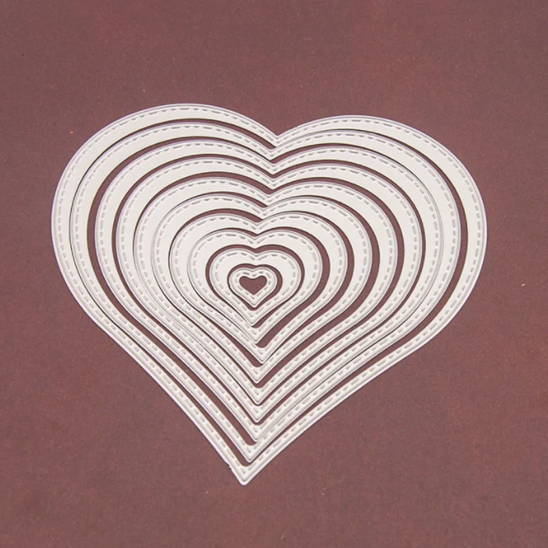 

Металлический трафарет Love Heart, трафарет для скрапбукинга «сделай сам», искусственная бумага, бумажная карта, тисненый шаблон, трафарет