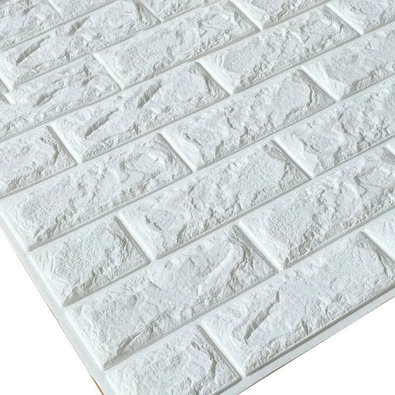 

Hot Sale 3D Wall Stickers Imitation Brick Bedroom Decor Waterproof Self-adhesive Wallpaper For Living Room Kitchen TV Backdrop