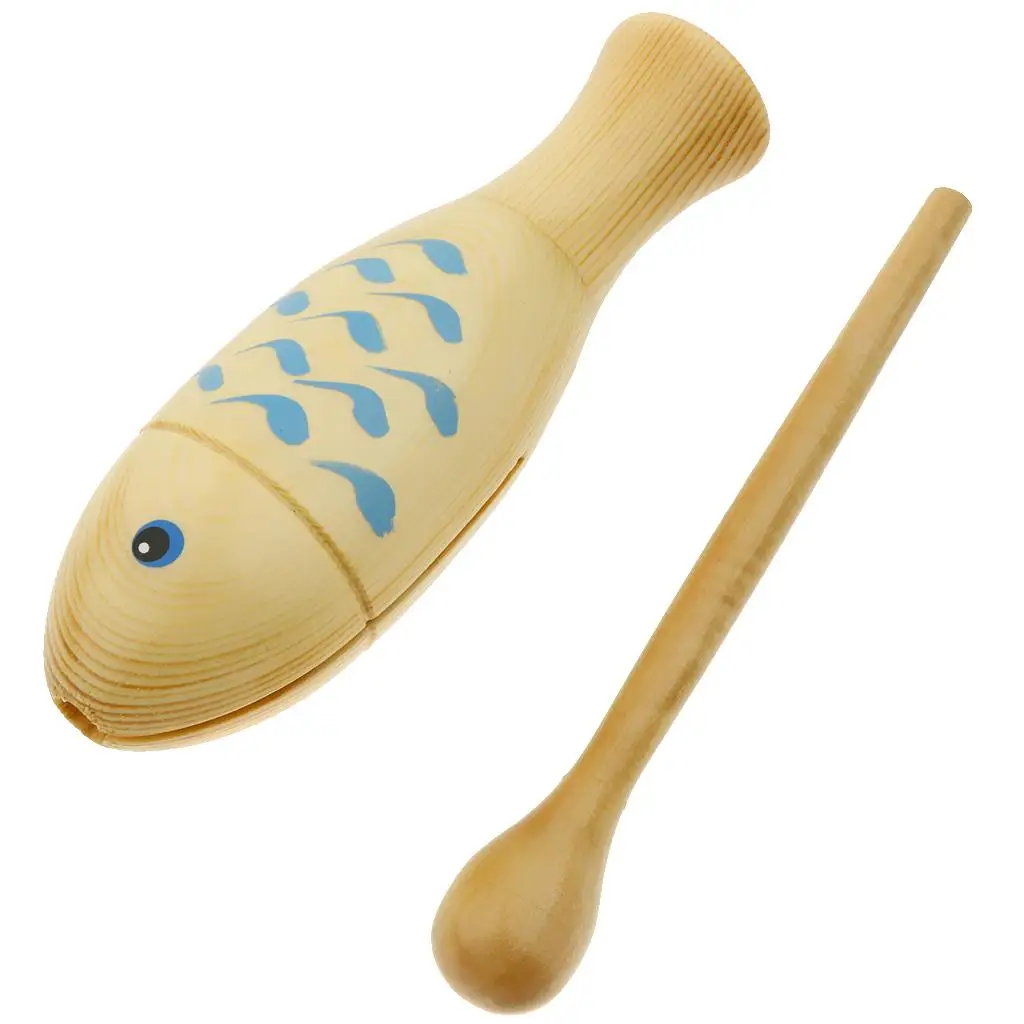 

Rhythm Developing Toy Wooden Block Clapper Hand Percussion
