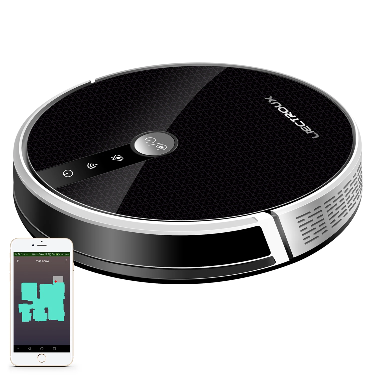 

LIECTROUX C30B Easy Home Fully Automated Robot Vacuum and Mop Cleaner