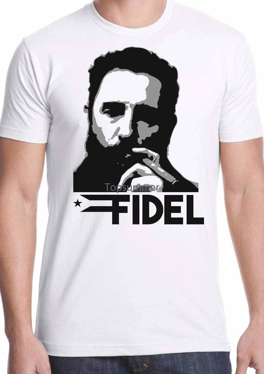 

Футболка с круглым вырезом, Повседневная футболка для взрослых, футболка Фидель Кастро, футболка с изображением кубинской Рипа, коммунистической революции Хе Гевара, Мужская футболка