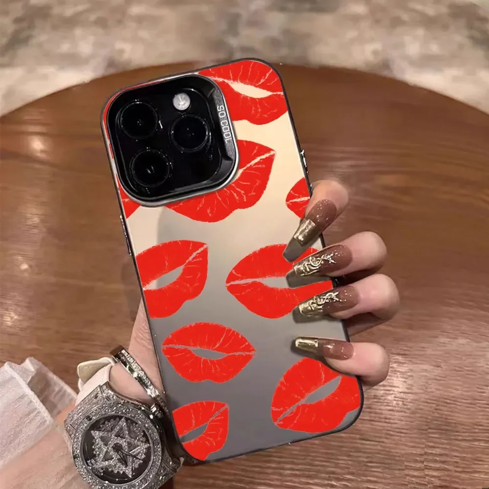 Чехол с красными губами для Tecno Spark Go 2024 2023 2022 2021 20 10 Pro 10C 20C 6 KE5 телефона 8C 9 Fundas