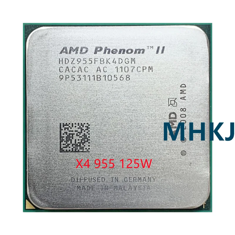 

AMD Phenom II X4 955 125W 3.2 GHz Quad-Core CPU Processor 125W HDZ955FBK4DGM / HDX955FBK4DGI / HDZ955FBK4DGI Socket AM3
