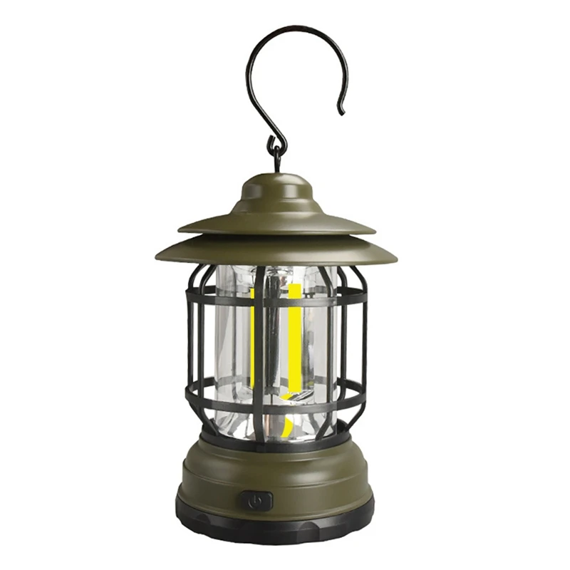 

Outdoor Retro Campsite Lantern COB Camping Light Tourist Tent Gas Emergency Lamp Atmosphere Light For Camping