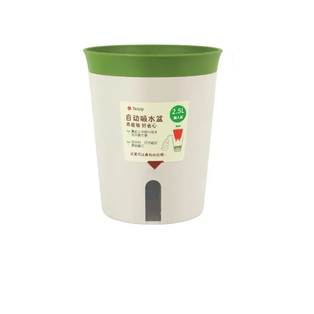 

Гидропонный цветочный горшок пластиковый самополивающийся