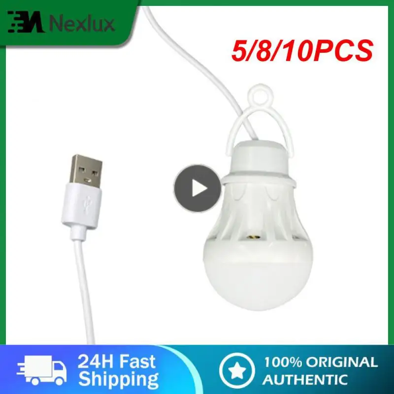 

5/8/10PCS Saving Emergency Led Bulbs Newest Led Lantern Book Light Camping Lantern Lamp Portable Hot Sales Wholesale