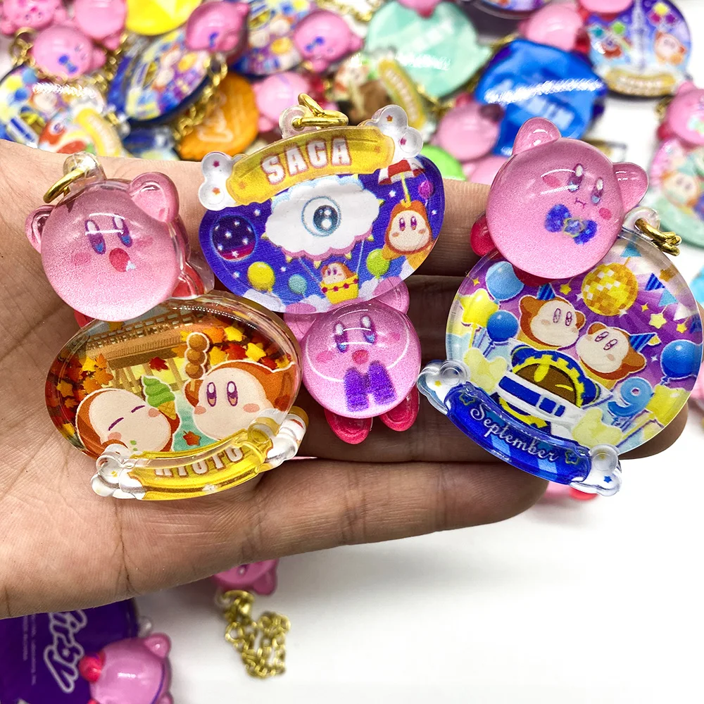 

Bandai Genuine Capsule Toy Star Kirby Doll Gacha Action Figure Cute Keychain Toys Sent At Random Children Toys