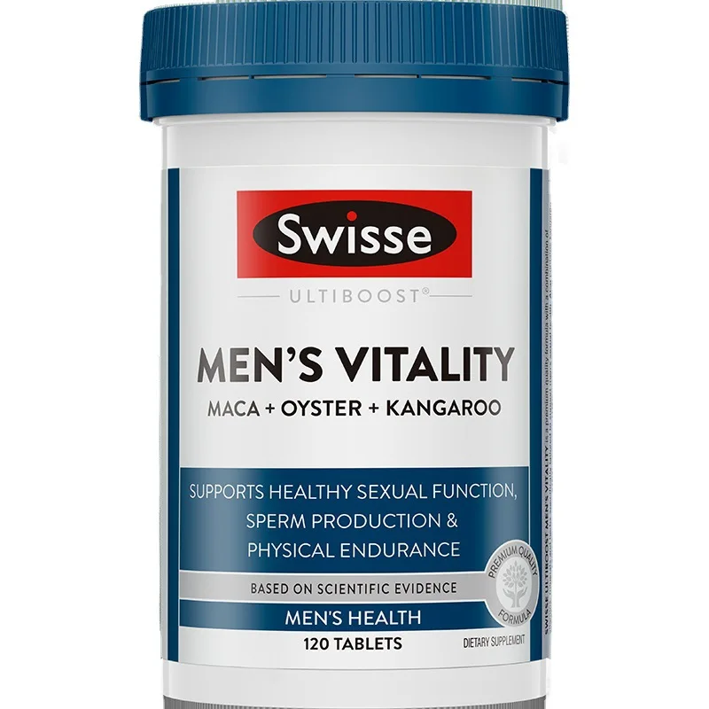 Maca-tabletas de vitalidad para hombres y adultos, 1 botella de 120 pastillas, liberan vitalidad, mantienen la salud física
