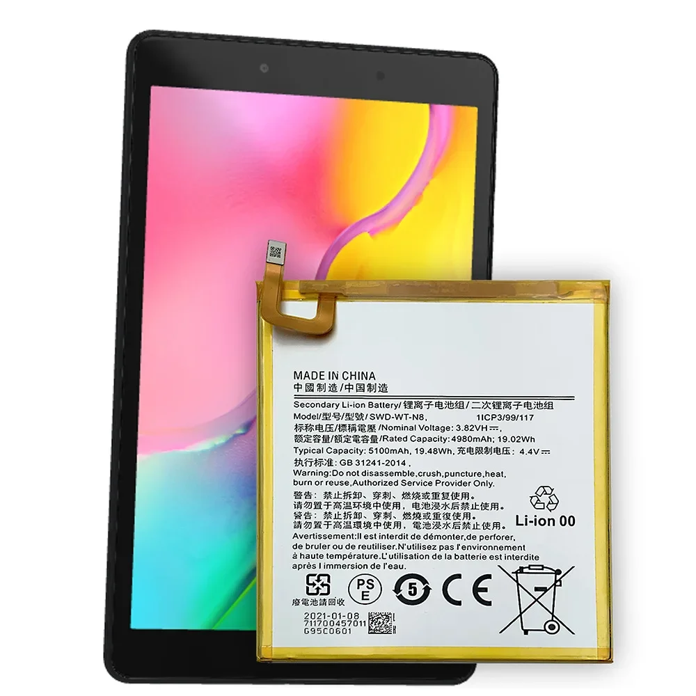 SWD-WT-N8 Аккумулятор для планшета Samsung Galaxy Tab A T295 T290 оригинальный сменный