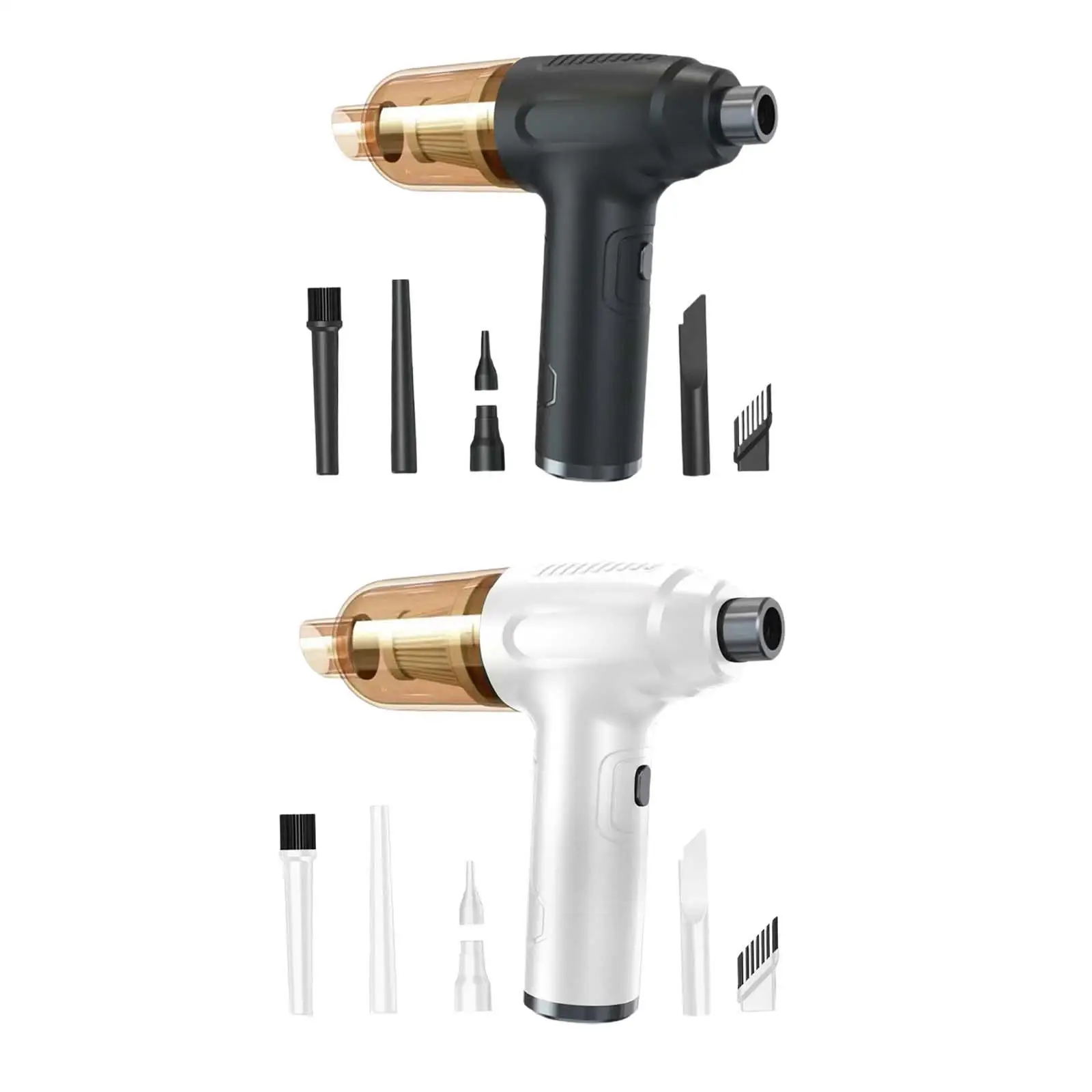 

Mini Car Vacuum 120W High Power Car Interior Accessories Multifunction 2 in 1 Air Duster for Sofa Home Car Pillows Pet Hair