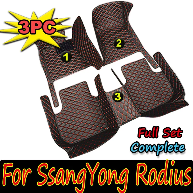 

Car Floor Mats For SsangYong Rodius Turismo Korando Turismo MK2 2012~2019 Anti-dirt Pad Cover Floors Tappeto Rug Car Accessories