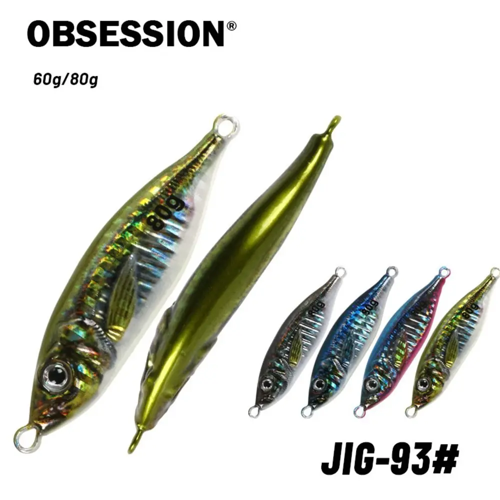 

sea fishing Minnow 60G Double Bass Hook Spinning Baits Metal Simulation Fishing Lure Lead Casting 3D Printed Jig Bait