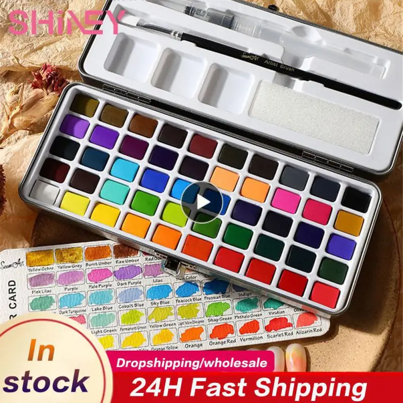 

Nail Supplies Solid Color Watercolor Durable Does Not Hurt Nails Portable Watercolor Paint For Nail Art Small And Portable