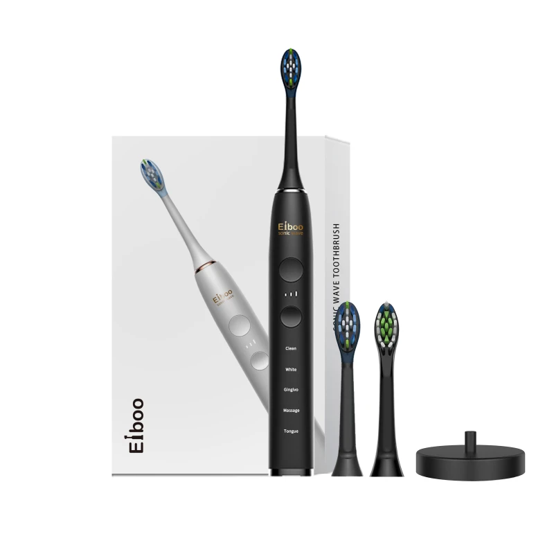 Щетка Зубная электрическая ультразвуковая с насадкой меньше вибрации чем Philips |