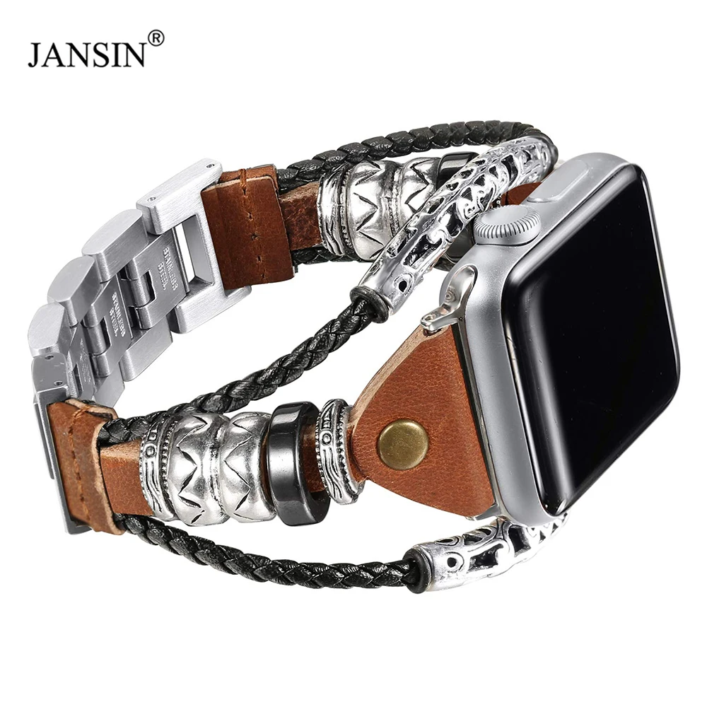 

Leather Strap For Apple Watch Ultra 49mm 8 7 Band 41mm 45mm 44mm 40mm Bracelet loop Correa For Apple Watch Band 42mm 38mm SE 6 5
