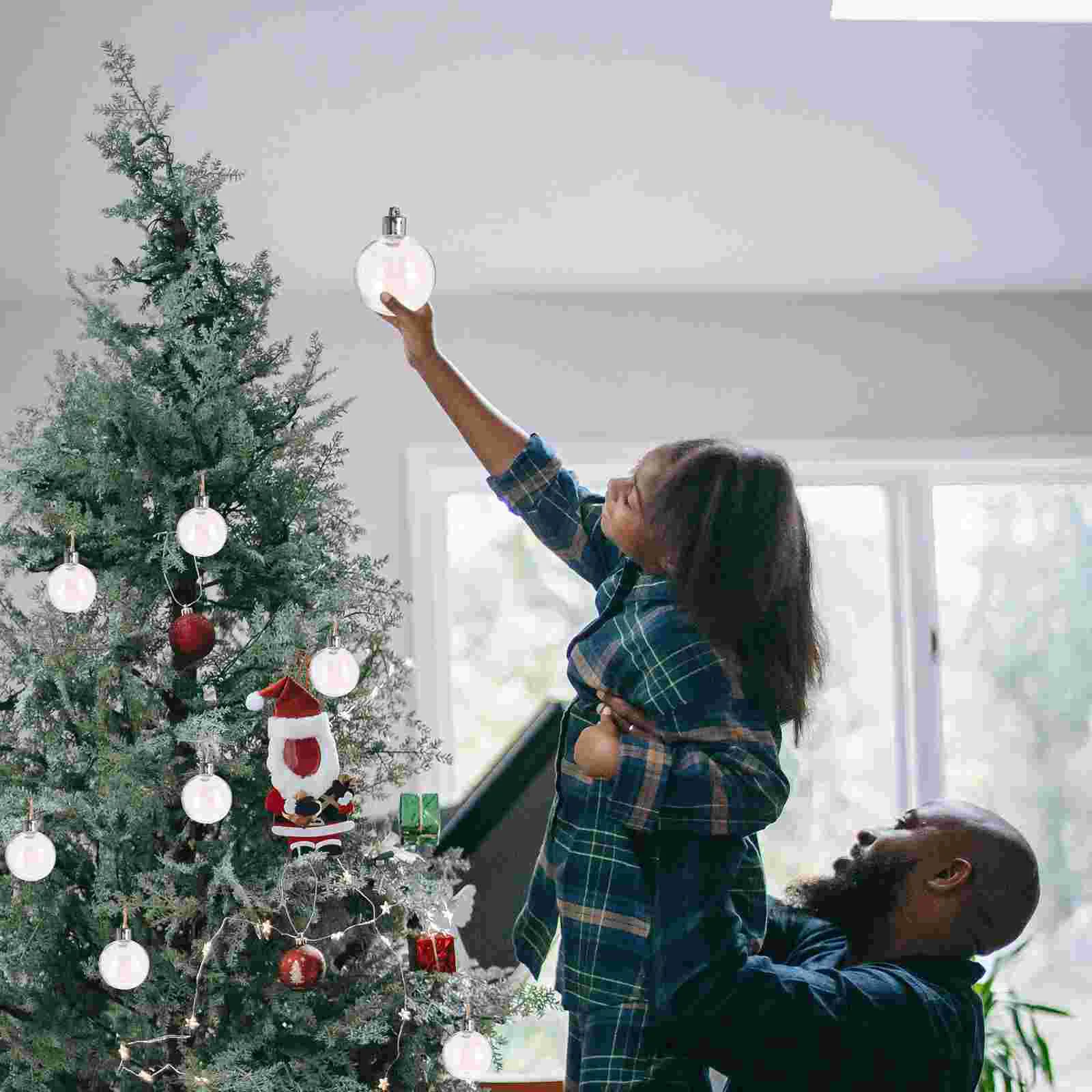 12 шт. Рождественский жемчужный пузырьковый шар черные воздушные шары прозрачные