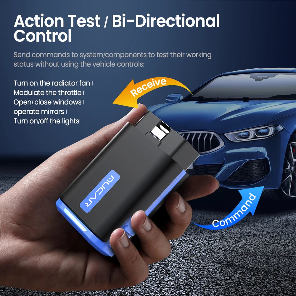 Диагностический сканер MUCAR DriverScan 10-100 шт. стандарт OBD Bluetooth