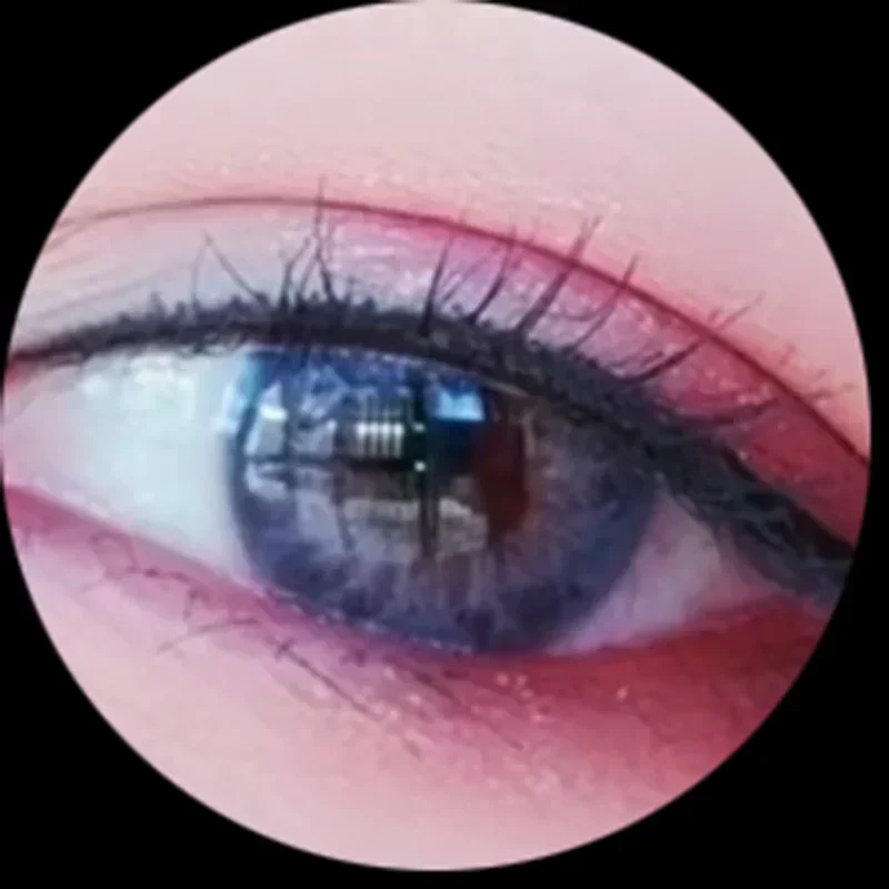 FLTMRH men and women red green colored yellow blue glass eyes cabochon round 6MM-30MM EyeToys DIY jewelry accessories pupil