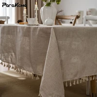 tablecloth cotton and linen tapete rectangular tablecloth for table nappe de table tassel table cover mantel mesa serape