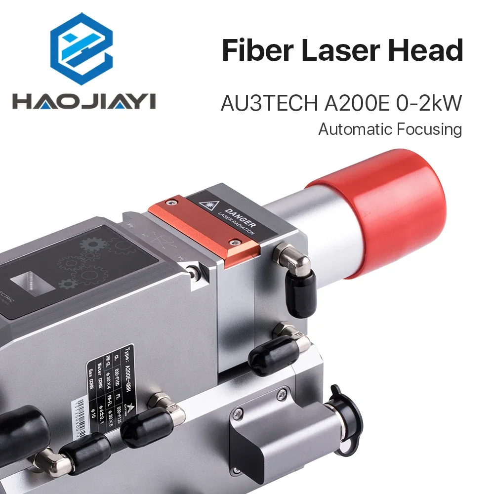 Головка волоконного лазера AU3TECH A200E 0-2 кВт автоматическая фокусировка D30 CL100 FL125
